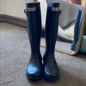 Hunter Black Rainboots US Size 6/7